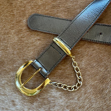 Load image into Gallery viewer, Vintage Custom Brooch Belt - Pewter