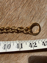 Load image into Gallery viewer, Gold Elephant 1990’s Link Chain Belt