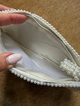 Load image into Gallery viewer, Y2K Faux Pearl Scalloped Mini Grab Bag