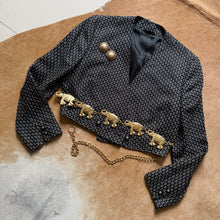 Load image into Gallery viewer, Archival 90s Gianni Versace Geometric Print Cropped Bolero Jacket - Vintage Size S