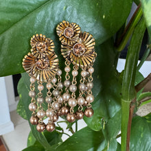 Load image into Gallery viewer, Vintage bohemian beaded clip on earrings
