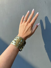 Load image into Gallery viewer, The Artifact Tribal Horn & Brass Cuff