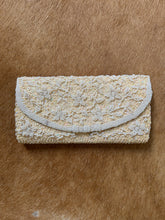 Load image into Gallery viewer, 1960s Hand Beaded Floral Bridal Clutch - Made in Hong Kong
