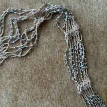 Load image into Gallery viewer, Y2K Beaded Skinny Scarf
