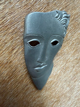 Load image into Gallery viewer, MALI 1996
Signed Pewter Mask Brooch