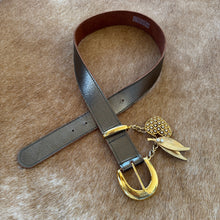 Load image into Gallery viewer, Vintage Custom Brooch Belt - Pewter
