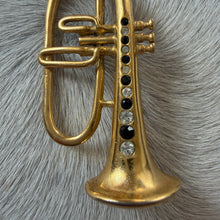 Load image into Gallery viewer, Vintage Trumpet Brooch