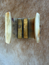 Load image into Gallery viewer, The Artifact Tribal Horn & Brass Cuff