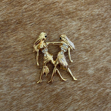 Load image into Gallery viewer, Gemini Brooch