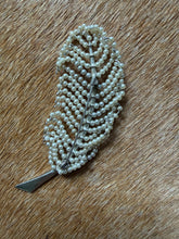 Load image into Gallery viewer, The 1970s Mid-Century Pearl Plume Brooch
