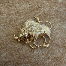 Load image into Gallery viewer, Taurus Brooch