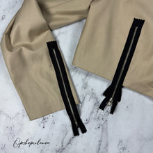 Load image into Gallery viewer, Crop zipper tux