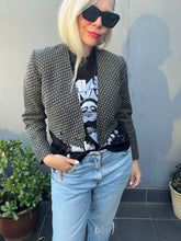 Load image into Gallery viewer, Archival 90s Gianni Versace Geometric Print Cropped Bolero Jacket - Vintage Size S