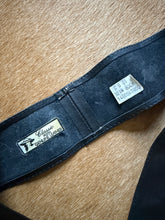 Load image into Gallery viewer, Classic Perth 1980’s Black Genuine Leather Tie Belt Sash - Size 32 / 80cm