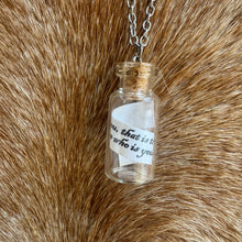 Load image into Gallery viewer, Message in a bottle pendant