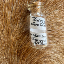 Load image into Gallery viewer, Message in a bottle pendant