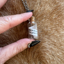 Load image into Gallery viewer, Message in a bottle pendant