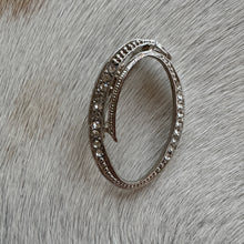 Load image into Gallery viewer, Diamante O Brooch