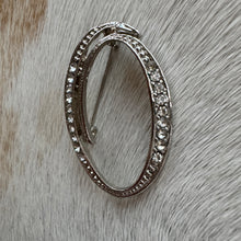 Load image into Gallery viewer, Diamante O Brooch
