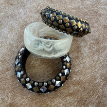 Load image into Gallery viewer, Resin & Wood Bangle Stack