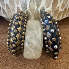 Load image into Gallery viewer, Resin & Wood Bangle Stack