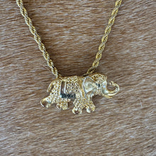 Load image into Gallery viewer, Elephant Brooch Necklace