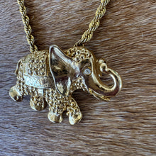 Load image into Gallery viewer, Elephant Brooch Necklace
