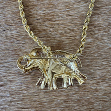 Load image into Gallery viewer, Elephant Brooch Necklace