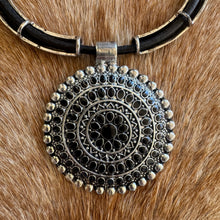 Load image into Gallery viewer, Phoenix leather pendant
