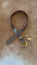 Load and play video in Gallery viewer, Vintage Custom Brooch Belt - Pewter