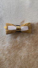 Load and play video in Gallery viewer, Luxe Leather Feather Bowtie