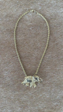 Load and play video in Gallery viewer, Elephant Brooch Necklace