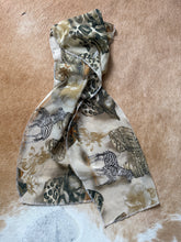 Load image into Gallery viewer, E&amp;O Hotel 1990’s Safari Chiffon Scarf
