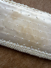 Load image into Gallery viewer, 1960s Hand Beaded Floral Bridal Clutch - Made in Hong Kong
