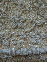 Load image into Gallery viewer, 1960s Hand Beaded Floral Bridal Clutch - Made in Hong Kong
