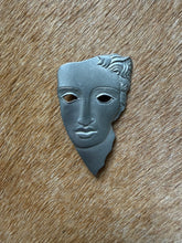 Load image into Gallery viewer, MALI 1996
Signed Pewter Mask Brooch
