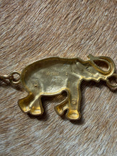 Load image into Gallery viewer, Gold Elephant 1990’s Link Chain Belt
