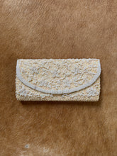 Load image into Gallery viewer, 1960s Hand Beaded Floral Bridal Clutch - Made in Hong Kong
