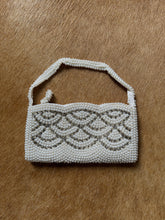 Load image into Gallery viewer, Y2K Faux Pearl Scalloped Mini Grab Bag
