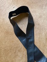 Load image into Gallery viewer, Classic Perth 1980’s Black Genuine Leather Tie Belt Sash - Size 32 / 80cm
