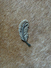 Load image into Gallery viewer, The 1970s Mid-Century Pearl Plume Brooch
