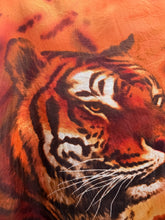 Load image into Gallery viewer, David Jones 100% Silk Tiger Portrait Scarf 1990’s 🇮🇹
