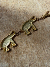 Load image into Gallery viewer, Gold Elephant 1990’s Link Chain Belt
