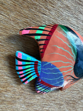 Load image into Gallery viewer, Handcrafted 1980’s Angel Fish Brooch
