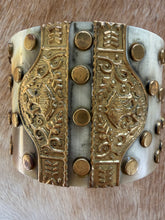 Load image into Gallery viewer, The Artifact Tribal Horn &amp; Brass Cuff
