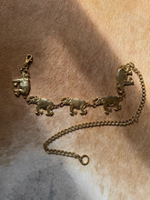 Load image into Gallery viewer, Gold Elephant 1990’s Link Chain Belt
