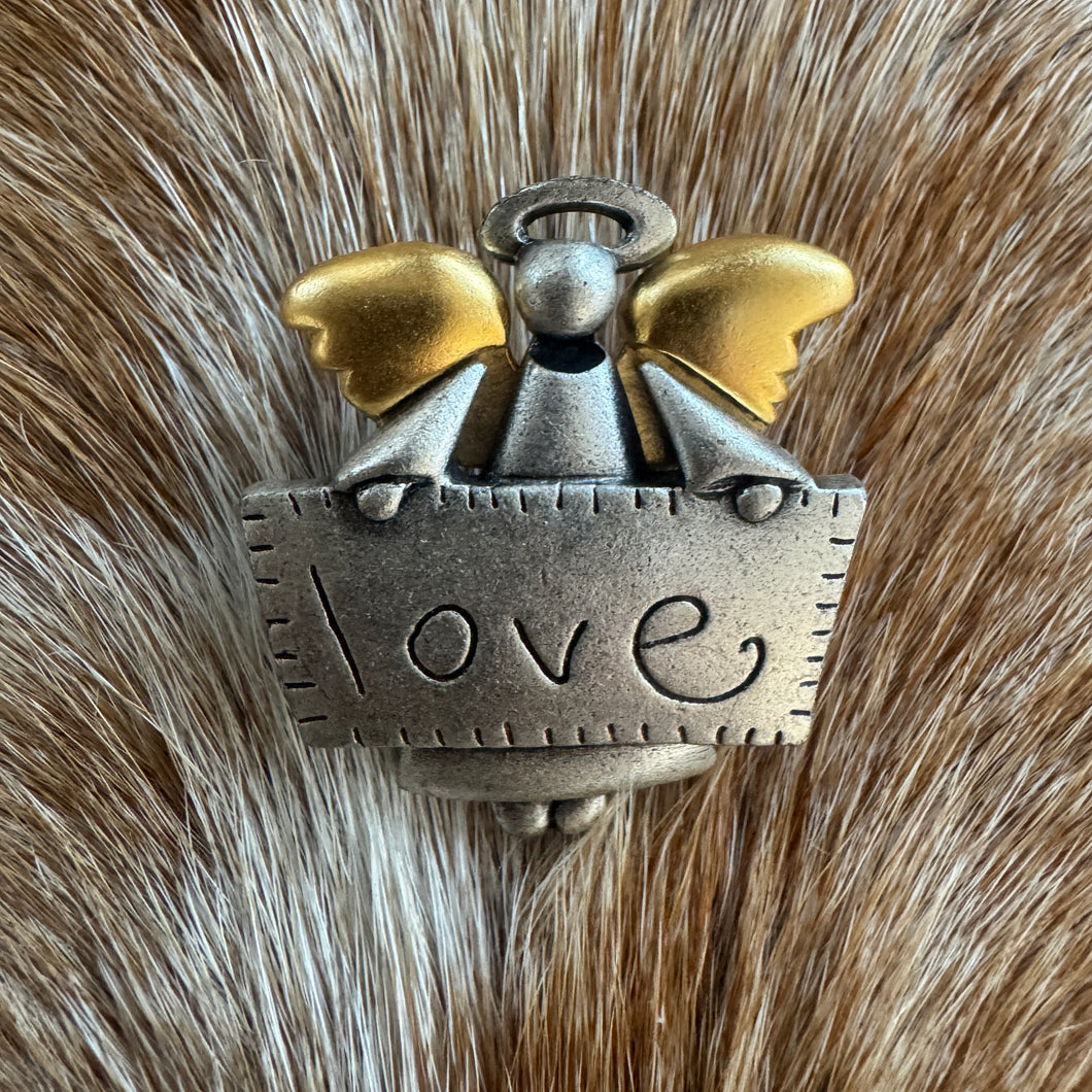 Thrift Angel Brooch