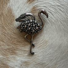 Load image into Gallery viewer, Vintage Flamingo Brooch
