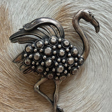 Load image into Gallery viewer, Vintage Flamingo Brooch
