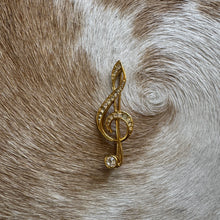 Load image into Gallery viewer, Treble Clef Brooch
